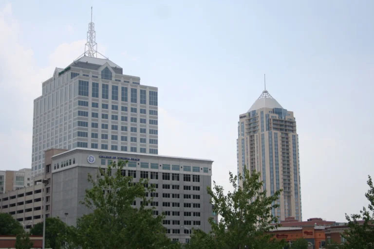 Virginia Beach Town Center, photographed in 2008