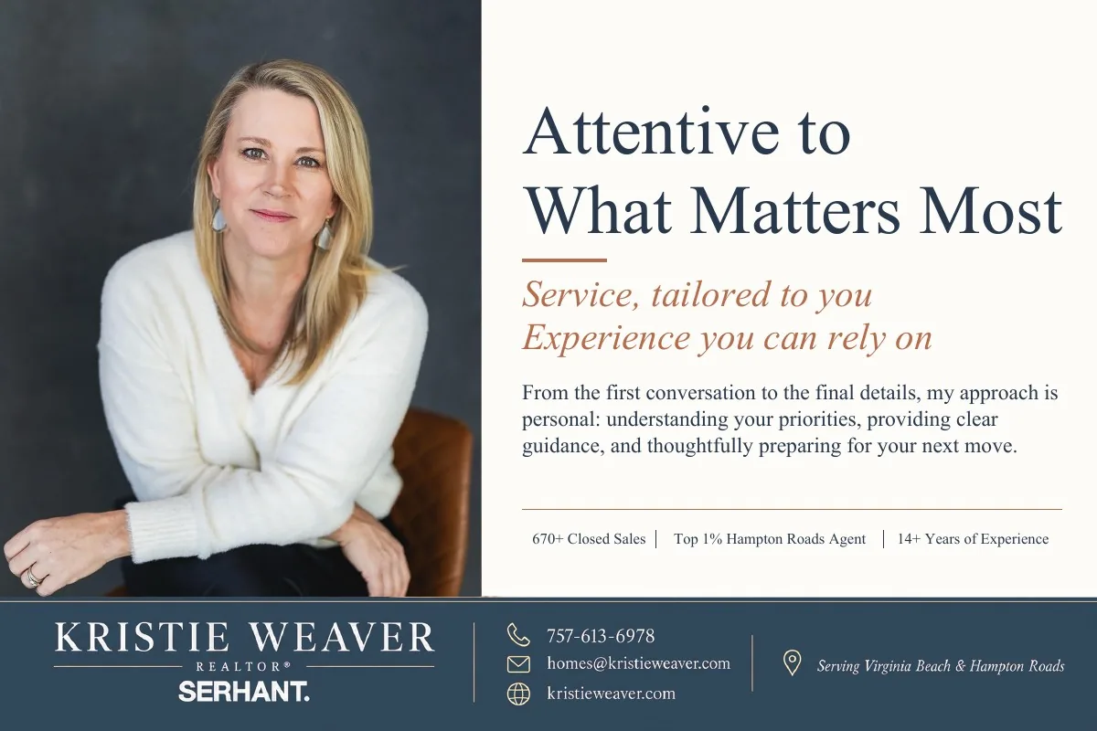 Kristie Weaver advertisement: Attentive to What Matters Most